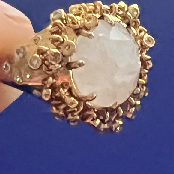 Anthropologie Charming Cocktail Ring Size 6 - Picture 6 of 8